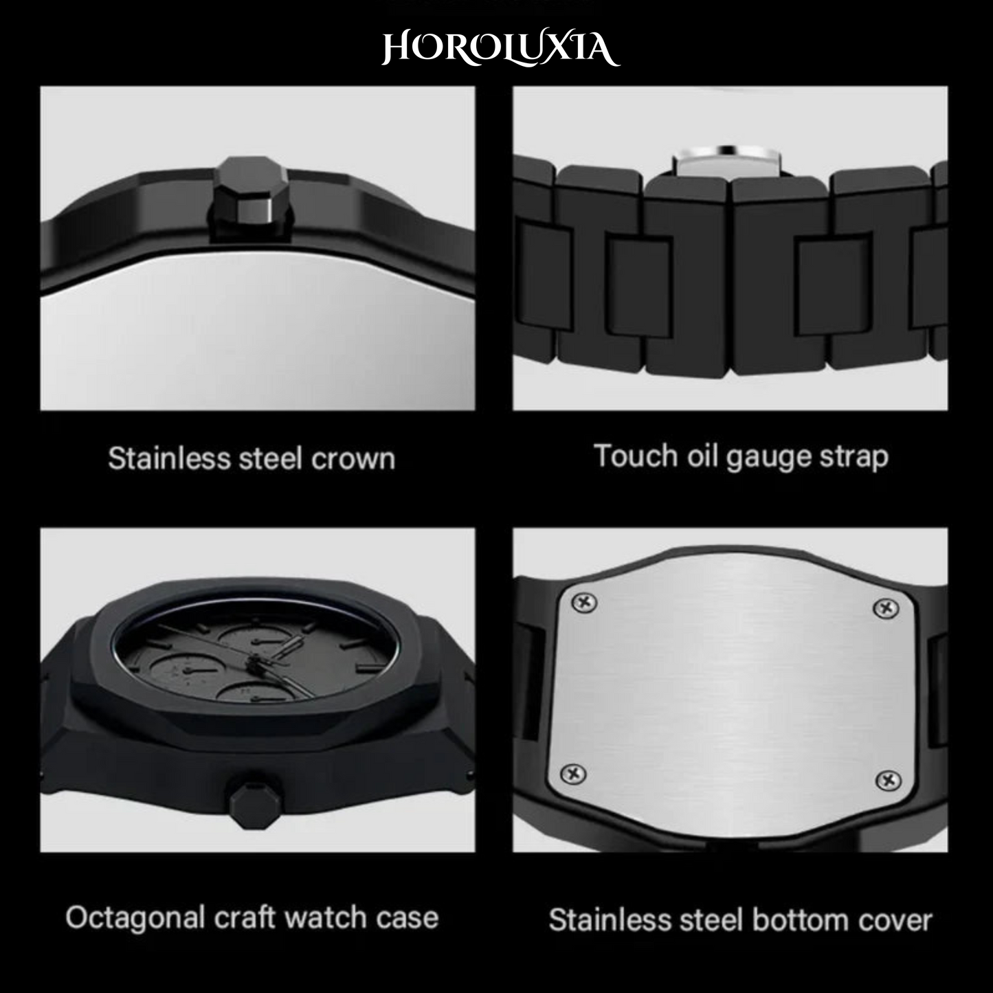 Black Arabic Aura Watch - Fiber Quality