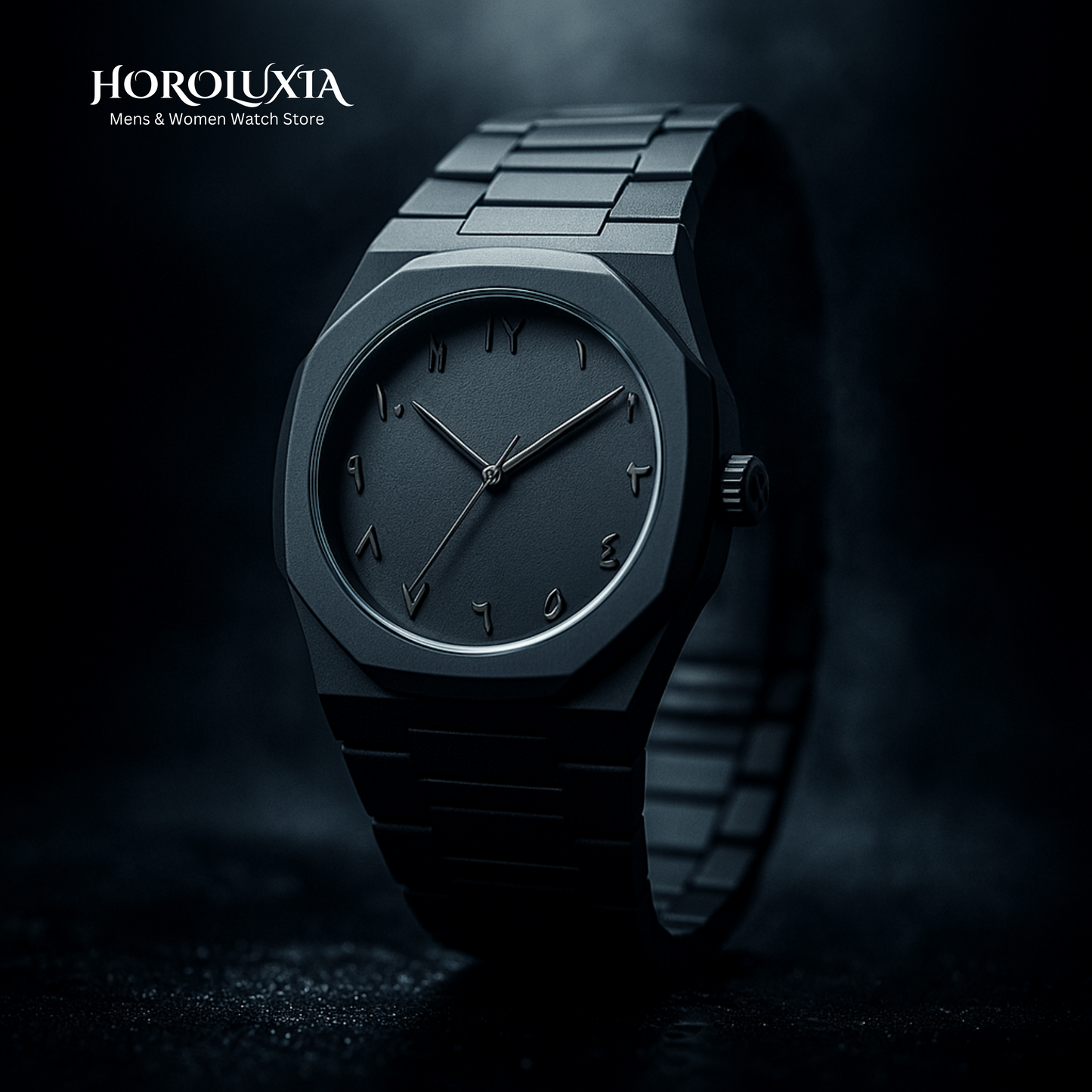 Black Arabic Aura Watch - Fiber Quality