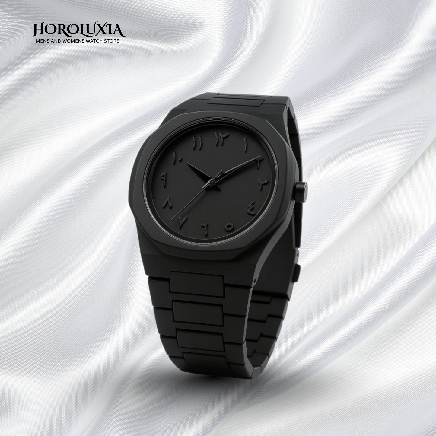 Black Arabic Aura Watch - Fiber Quality