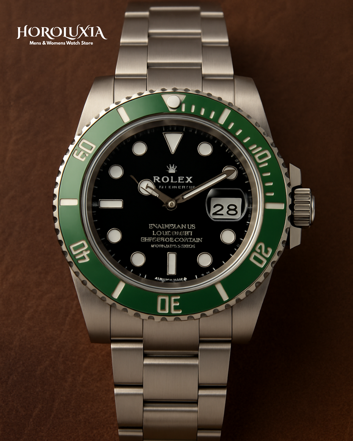 Rolex Submariner "Green Kermit" Black Dial Green Bezel