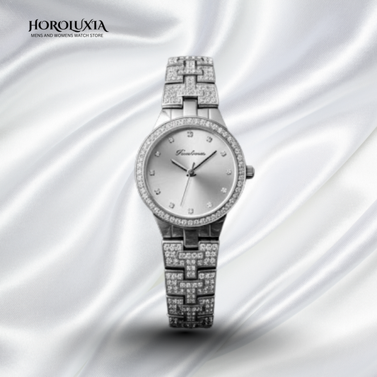 Elegant Silver Women's Watch