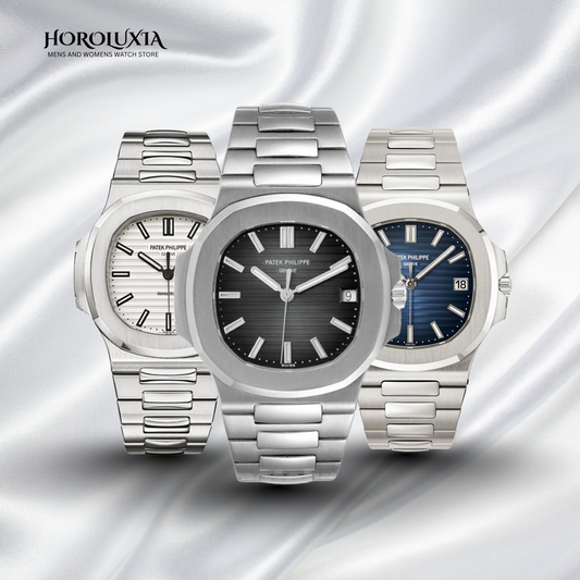 Patek Philippe Stainless Steel Watch – 3 Dial Colors