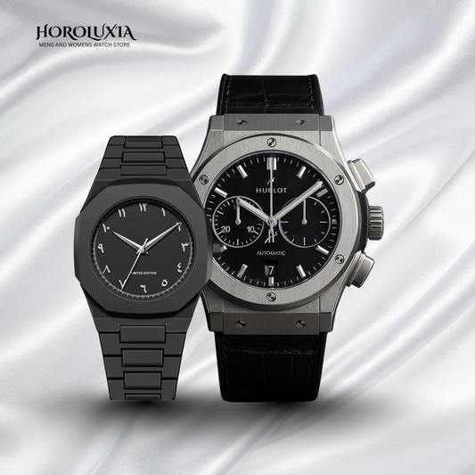 Combo Deal 1 Arabic Watch and Hublot Strap Watch