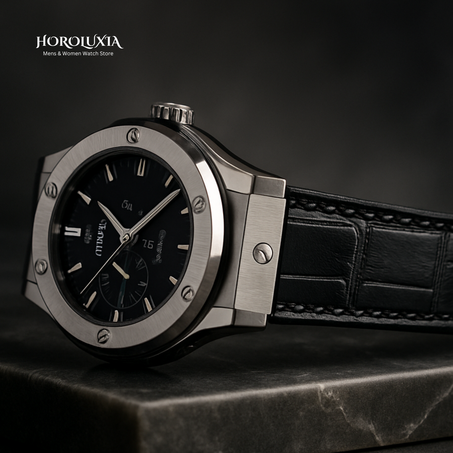 Hublot Boys/Mens Strap Watch with Butterfly Lock – Premium Men’s Timepiece