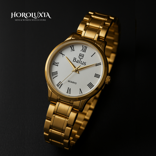 Golden Women’s Stainless Steel Watch