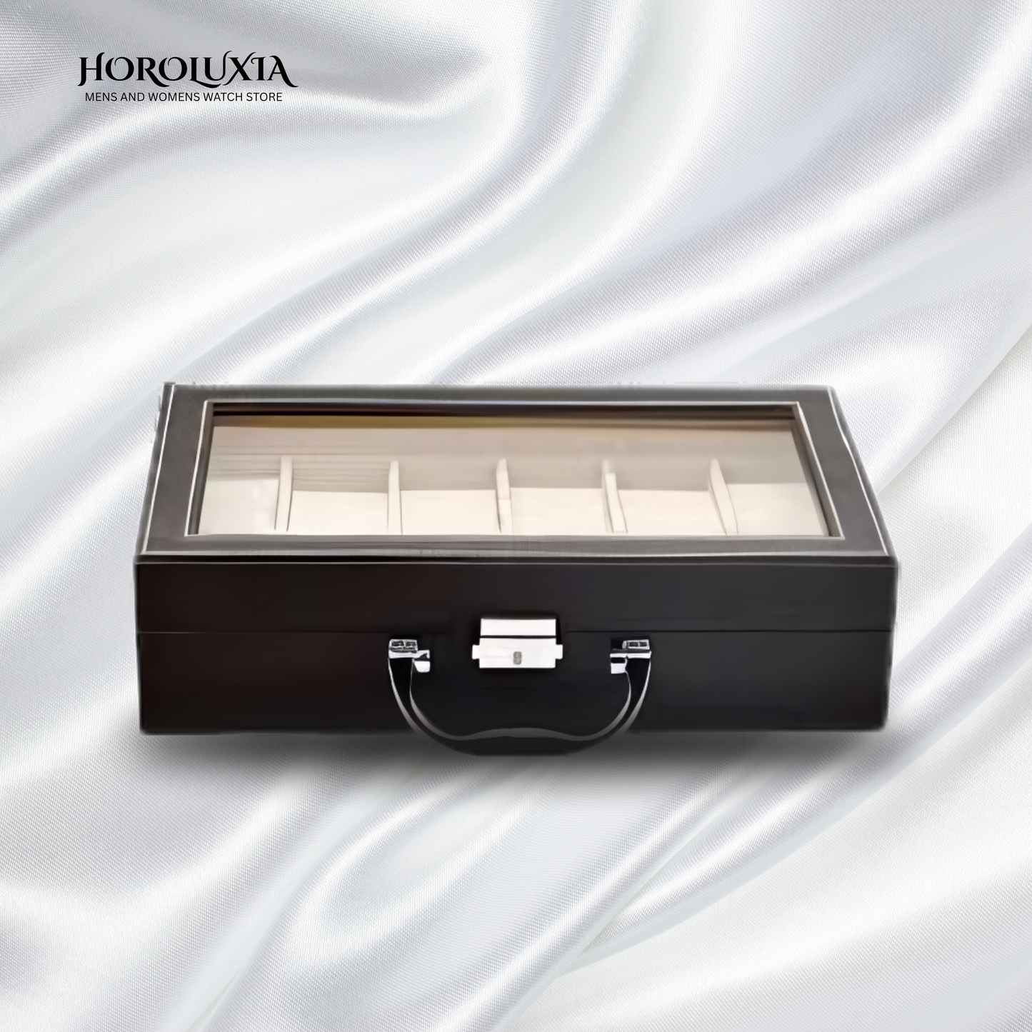 Premium 12-Slot Watch Box Showcase