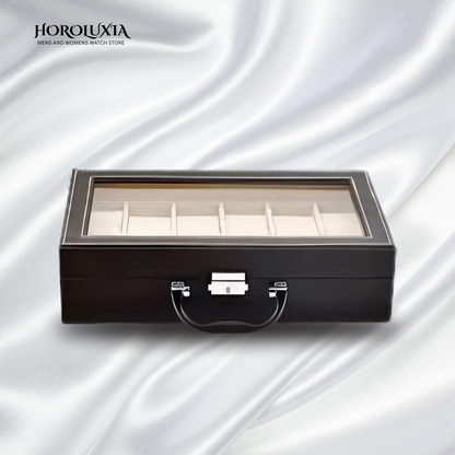 Premium 12-Slot Watch Box Showcase