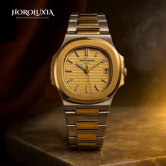 Patek Philippe 2-Tone Gold & Silver Luxury Watch