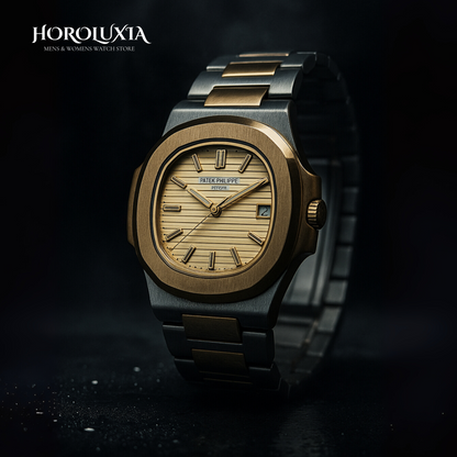 Patek Philippe 2-Tone Gold & Silver Luxury Watch